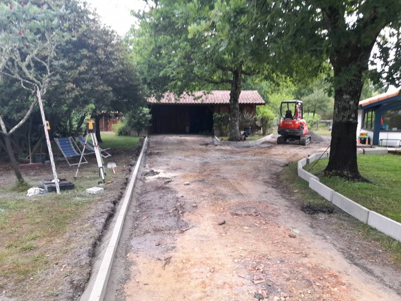 Accès en enrobé noir BB 0/6