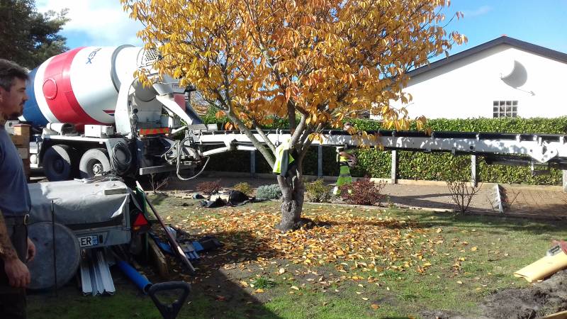 toupie pour la pose du béton désactivé 