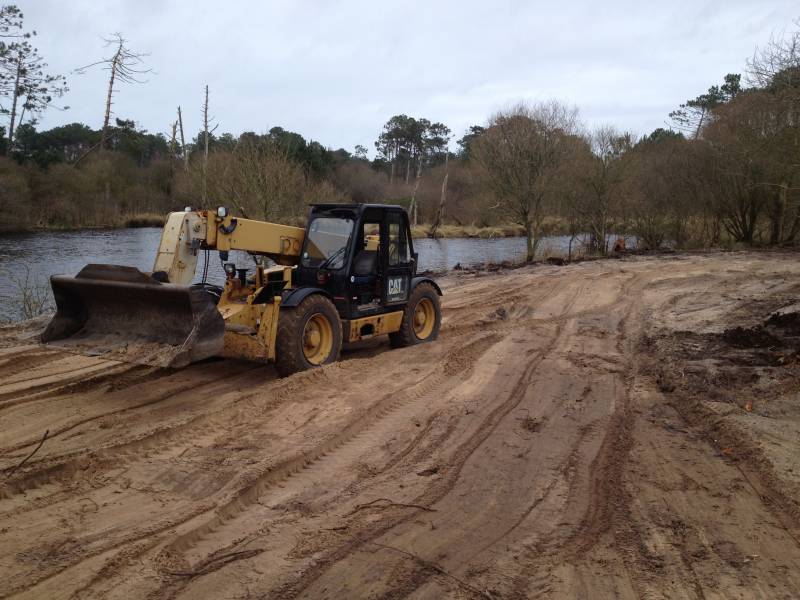 Terrassement port de Biscarrosse 